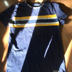 guess and under Armour T-shirts